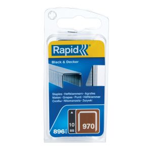 Zszywki Rapid z drutu płaskiego nr 970 (10 mm) - opakowanie 900 szt. - 2