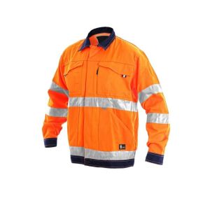 Bluza CXS NORWICH męska ostrzegawcza - pomarańczowo-niebieski
