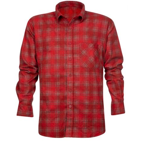 Koszula flanelowa URBAN - czerwony