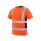 Koszulka CXS EXETER męska ostrzegawcza - pomarańczowy