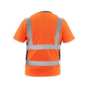 Koszulka CXS EXETER męska ostrzegawcza - pomarańczowy - 2