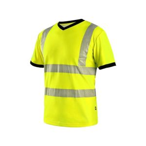 Koszulka CXS RIPON ostrzegawcza męska - żółto-czarny