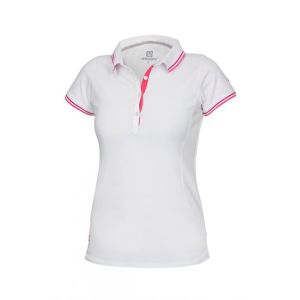 Koszulka polo FLORET damska - biały