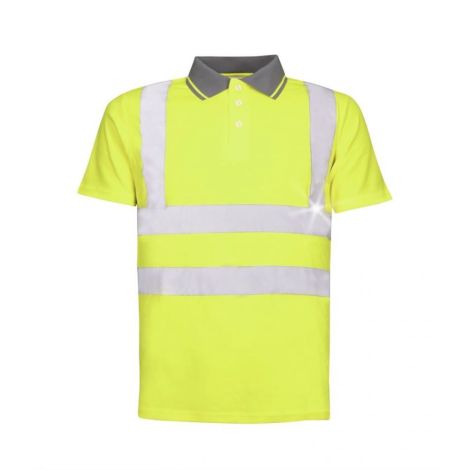 Koszulka polo HI-VIZ REF201 - żółty