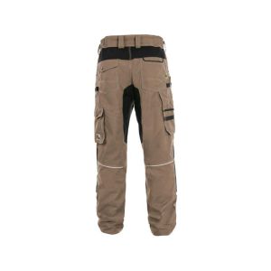 Spodnie do pasa CXS STRETCH męskie - beżowo-czarny - 2