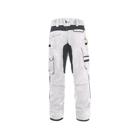 Spodnie do pasa CXS STRETCH męskie - biały-szary - 2