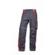 Spodnie do pasa NEON - szaro-czerwony - 183-190cm