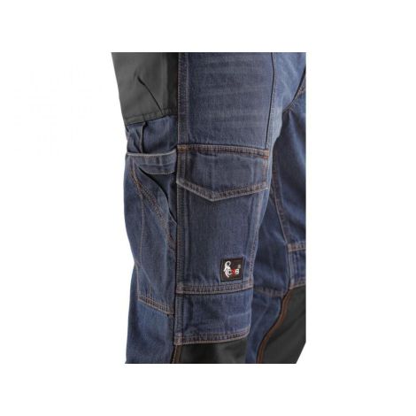 Spodnie jeans NIMES I męskie - czarno-niebieski - 5