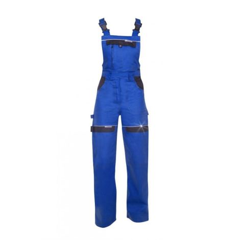 Spodnie ogrodniczki COOL TREND damskie - niebiesko-czarny