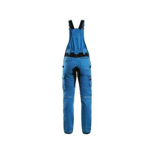 Spodnie ogrodniczki CXS STRETCH damskie - średnioniebiesko-czarny - 2
