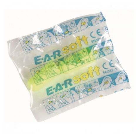Zatyczki do uszu przeciwhałasowe bez sznurka 3M EAR SOFT (250par) - 2