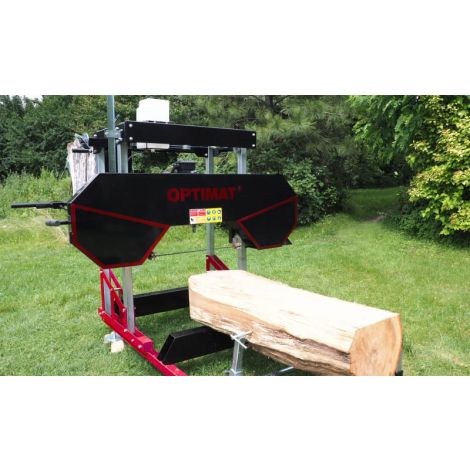 Elektryczny trak taśmowy Timberland z osłoną taśmy o wymiarach toru 4000 x 900 mm Optimat kod: TMC 660S - 2