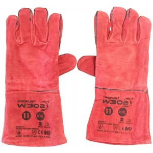 Rękawice spawalnicze W302 - czerwone -11 - 2