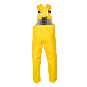 Spodnie ogrodniczki model 001 - żółty - 2