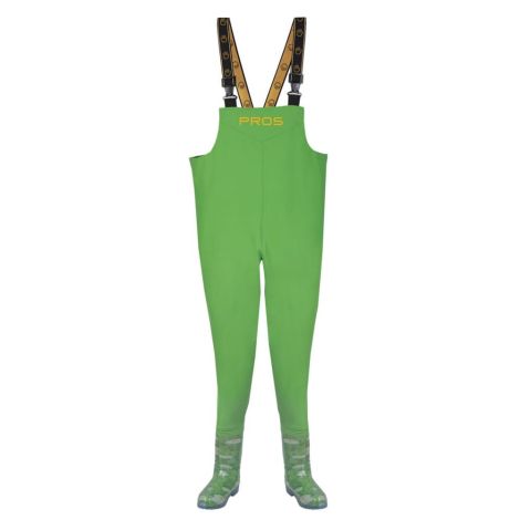 Spodniobuty damskie SB01-D - zielony (stokrotka)
