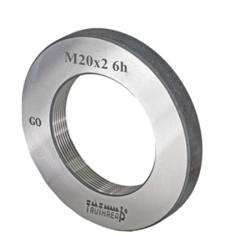 Sprawdzian pierścieniowy do gwintu GO 6G DIN13 M16 x 1,0 mm - TruThread kod: R MI 00016 100 6G GR