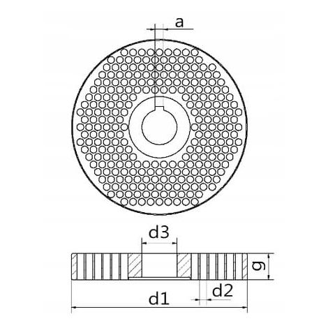 Peleciarka / brykieciarka - granulator paszy peletu 100 kg/h - Ø120 mm 400 V - Optimat PP100 - 4