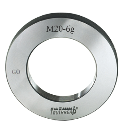 Sprawdzian gwintowy pierścieniowy GO 6H DIN13 M6 x 1,0 mm - TruThread kod: R MI 00006 100 6H GR
