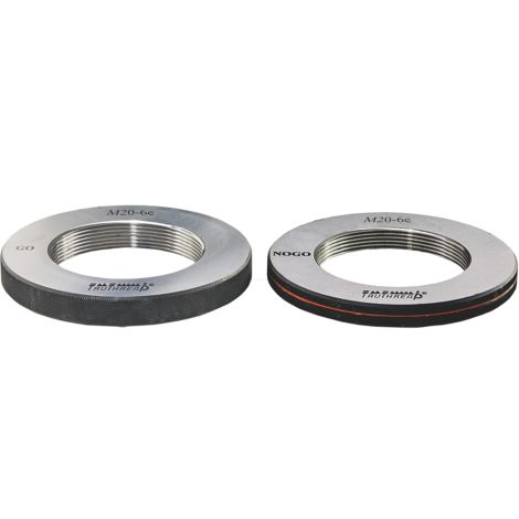 Sprawdzian pierścieniowy do gwintu NOGO 6g LH DIN13 M1,8 x 0,35 mm TruThread kod: R MI 00018 035 6G NL - 2