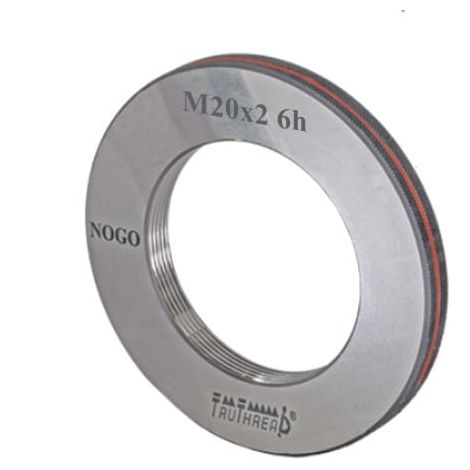 Sprawdzian pierścieniowy do gwintu NOGO 6E DIN13 M22 x 1,5 mm - TruThread kod: R MI 00022 150 6E NR