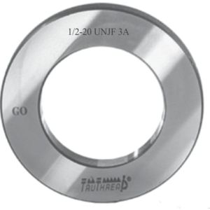 Sprawdzian pierścieniowy do gwintu GO No 6 - 40 UNJF 3A TruThread kod: R JF NO006 040 3A GR