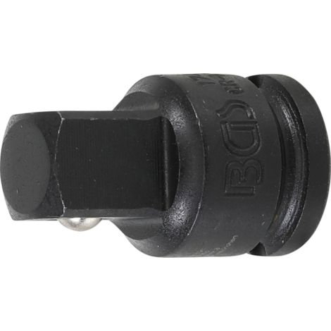 Adapter udarowego klucza nasadowego | gniazdo czworokątne 10 mm (3/8") - trzpień czworokątny 12,5 mm (1/2")