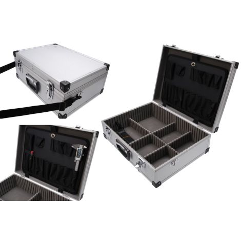 Aluminiowa walizka narzędziowa | 460 x 340 x 150 mm