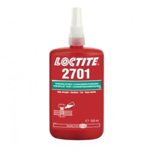 Loctite 2701 - 250 ml Klej anaerobowy o wysokiej wytrzymałości do gwintów zakres do M20 kod: 1521483
