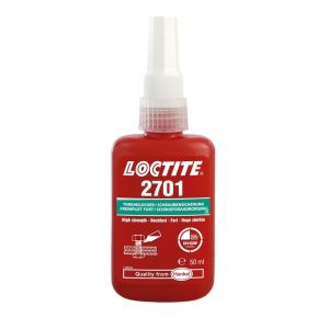 Loctite 2701 - 50 ml Klej anaerobowy o wysokiej wytrzymałości do gwintów zakres do M20 kod: 1516481