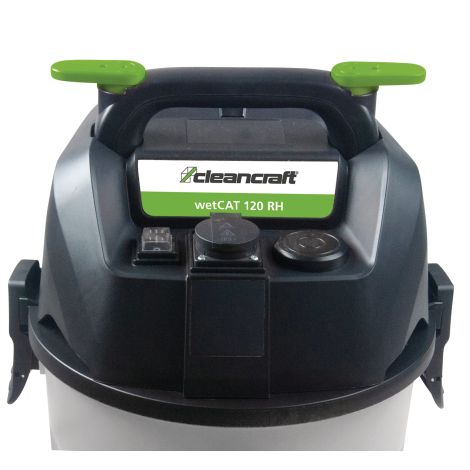 Odkurzacz z funkcją autostartu do czyszczenia na sucho i mokro z tworzywa sztucznego wetCAT 120 RH Cleancraft kod: 7002110 - 4