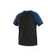 Koszulka CXS OLIVER męska - czarno-niebieski