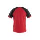 Koszulka CXS OLIVER męska - czerwono-czarny - 3