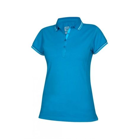 Koszulka polo FLORET damska - niebieski - 2