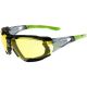 Okulary CXS-OPSIS TIEVA żółte szkła - czarno-zielony