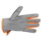 Rękawice CARPOS grey/orange (12 par) - 3