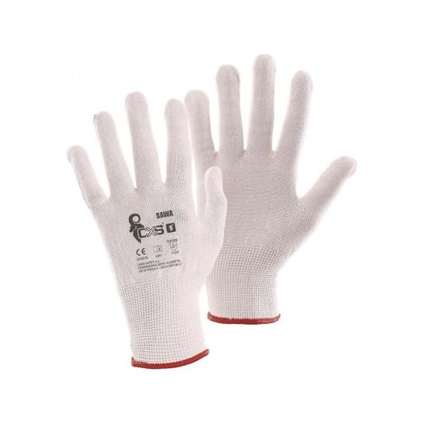 Rękawice CXS SAWA tekstylne - biały