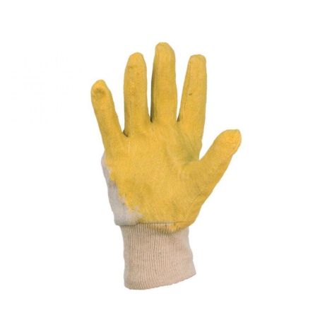 Rękawice DETA maczanymi w żółtym uszorstnionym lateksie - 10 - 2