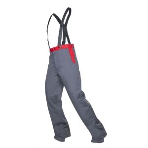 Spodnie dla spawaczy MATTHEW - czarno-czerwony - 2