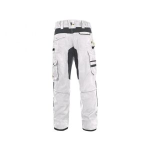 Spodnie do pasa CXS STRETCH męskie - biały-szary - 2
