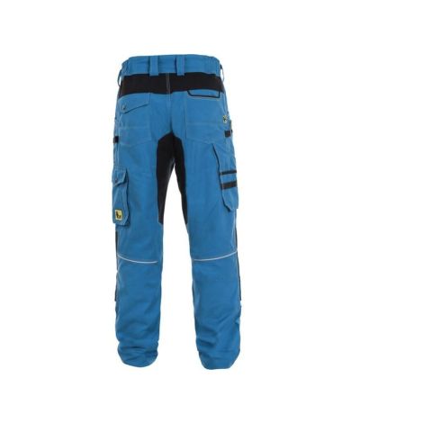 Spodnie do pasa CXS STRETCH męskie - niebiesko-czarny - 2