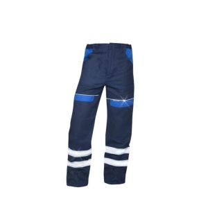 Spodnie do pasa odblaskowe COOL TREND - granatowo-niebieski