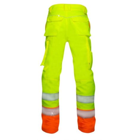Spodnie do pasa SIGNAL - żółto-pomarańczowy - 176-182cm