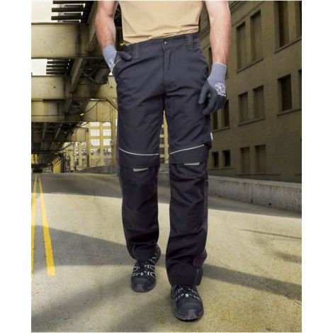 Spodnie robocze do pasa o doskonałej ergonomii Urban+ Ardon kolor czarny - 6