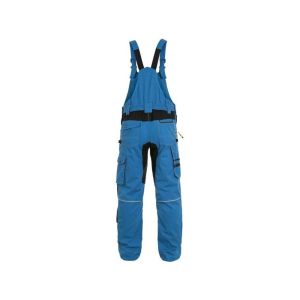 Spodnie ogrodniczki CXS STRETCH męskie - niebiesko-czarny - 2