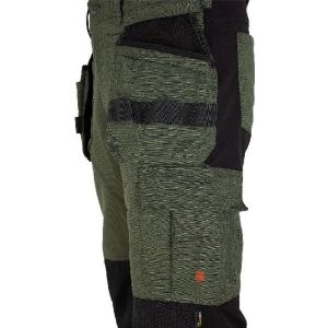 Spodnie robocze do pasa EREBOS green/black - 2