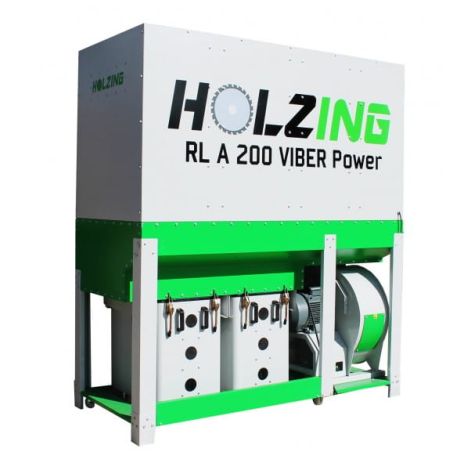 Odciąg do trocin o wydajności 6500 m3/h RLA 200 VIBER POWER Holzing