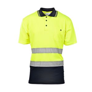 Koszulka polo BRIXTON FLASH - żółty