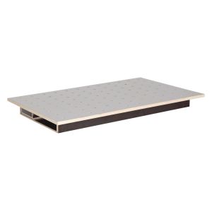 Blat stołu z płyty perforowanej HPL 1200 x 800, Ø20 mm, z szufladą Unicraft kod: 6112001