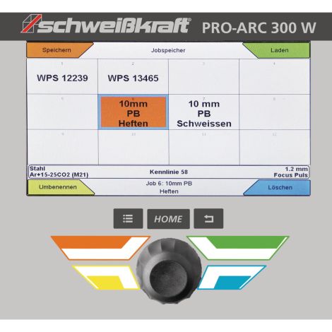 Inwertorowy półautomat spawalniczy MIG/MAG serii PRO-ARC 300 W Schweisskraft kod: 1086530 - 6