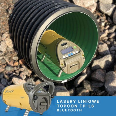 Niwelator rurowy (liniowy) o zasięgu 200m, z autowpasowaniem i zieloną wiązką laserową, Topcon kod: TP-L6G - 2